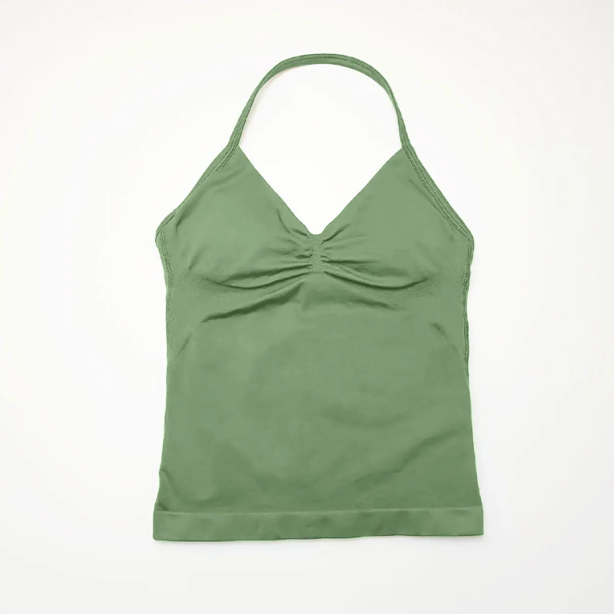 NCLAGEN Longline Strappy Top Sports Yoga Vest Women's Fitness Tank Top Gym Beautiful Open Back Bra Running Workout Halter