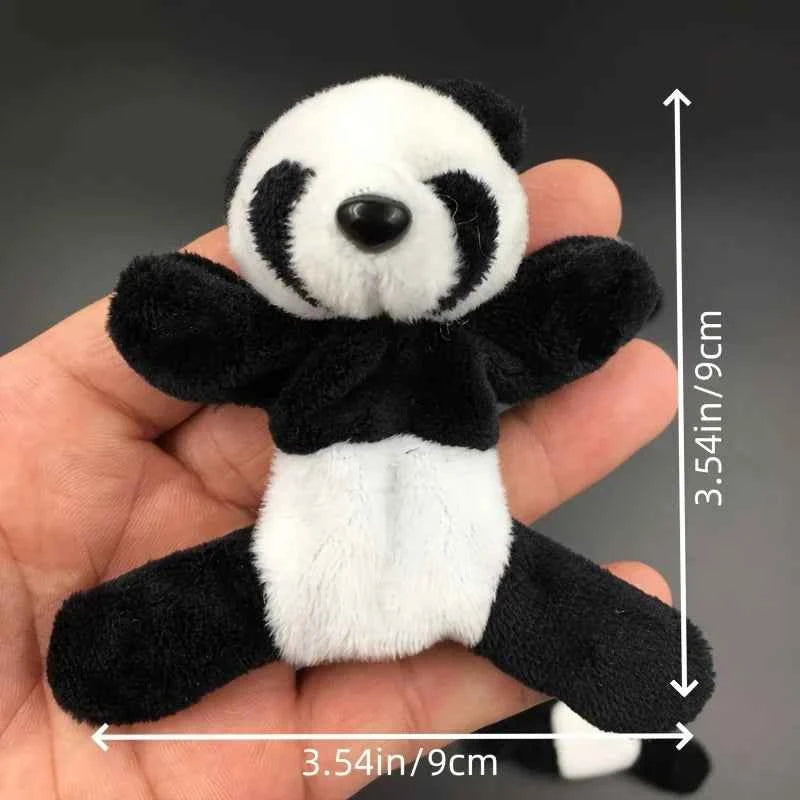 Cute Soft Plush Panda Magnet - Oval Fabric Whiteboard & Fridge Decor, Perfect for Gifting and Organizing