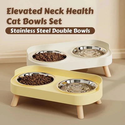 Stylish Elevated Dog Bowl for Better Posture and Digestion