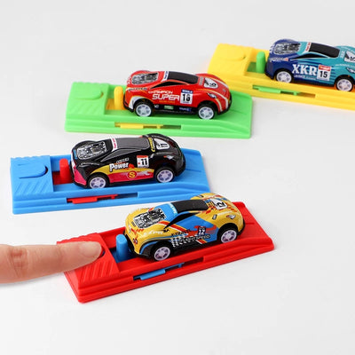 5-20Pcs Alloy Shooting Flying Racing Car Toys for Kids Boy Birthday Party Favors Goodie Pinata Fillers Baby Shower Guest Gifts