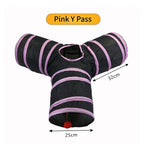 Cat Tunnel Pet Supplies Cat S T Pass Play Tunnel Foldable Cat Tunnel Cat Toy Breathable Drill Barrel for Indoor loud paper