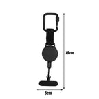 Retractable Anti-Theft Phone Holder Smartphone Safety Lanyard Stra with Carabiner Anti-Drop Harness for Hiking Cycling Climbing