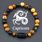 12 Zodiac Sign Bracelet Homme Constellation Bracelet for Men Aries Virgo Leo Libra Charm Bangle Women Friendship Jewelry on Hand