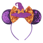 Nieuwste Mickey Mouse Oren Hoofdband Kid Adult Festival Party Pailletten Strik Haarband Vrouwen Baby Girl Party Haar Accessories