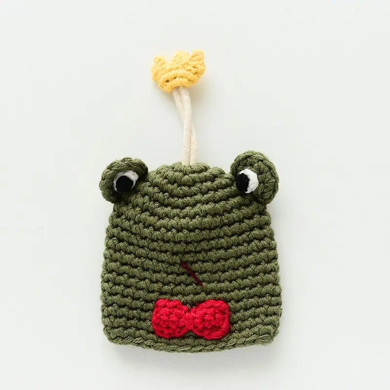 Cute Crochet Cactus Keychain Decorative Bag Charm