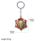 Movie Rotatable Spider Blade Keychain Creative Spider Keyring Cosplay Props Handsome for  Men Women Backpack Jewelry