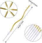 6/12/48pcs Birthday Candles Spiral Cake Candles  Long Thin Cake Candles For Wedding Party And Cake Decoration