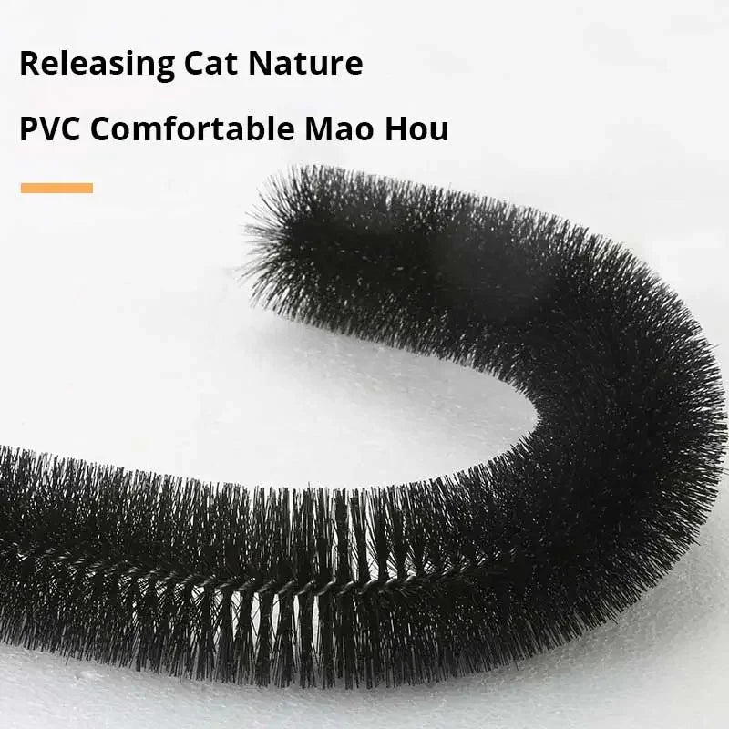 Cat Toy Arch Self Groome Pamper Feline with A Massage Grooming Rubbing Brush with Scratching Pad Toy for Cats Interactive Toys - WTN Essentials 