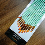 12/24/48pcs Paint Brushes Set Professional Paint Brush Round Pointed Tip Nylon Acrylic Brush For Acrylic Watercolor Oil Painting