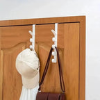 Over the Door Clothes Hanging Rack – Plastic Door Storage Organizer