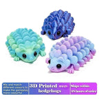 3D Printed Hedgehog Range-of-motion Figurine - Versatile Indoor  Home Desk Decor Collectible Articulated Landscape Ornaments