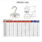 1-40PCS Strong Magnetic Hooks Multi-Purpose Storage Hooks Home Kitchen Bar Storage Hooks Key Storage Hooks Bathroom Hangers