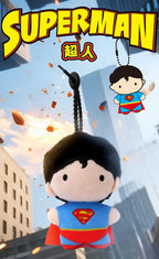 DC Justice League Plush Keychain Superhero Bag Charm