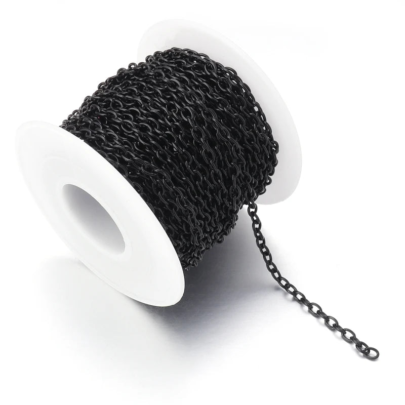 Louleur High Quality Necklace Chain Bulk Cross Chains For Jewelry Making Findings DIY Necklace Bracelet Chain Materials