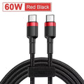 USB Type C To USB C Cable For iPhone 18 17 100W/5A PD Fast Charging Charger Cord For Macbook Xiaomi Samsung Type-C Cable