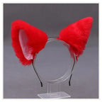 Lolita Animal Cat Fox Ear Hair Hoops Cosplay Girls Halloween Anime Headbands Headwear Hair Accessories