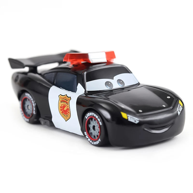 Disney Pixar Cars Piston Cup Racer Lightning McQueen Plated Version Magenta Color Alloy Diecast Model Toy Cars Children's Gift