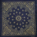 New Fashion Hip Hop 100% Cotton Bandana Square Scarf Gradient Color Paisley Headband Printed For Women/Men/Boys/Girls