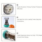 Interactive Dumbbell Food Dispensing Puzzle Toy – Durable Treat Ball for Dogs & Cats