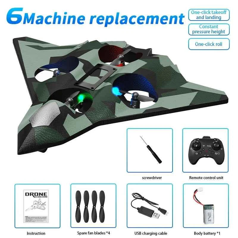 Cross-border Hit CZ36 Remote Control Foam Airplane, Drone Hovering Flight Fighter, Fixed Height Rolling Stunt Toy