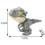 Jurassic Finger Dinosaur  Tyrannosaurus Model Toys for Kids Finger Biting Dinosaurs Movable Joints Dinosaur Toy for Boy Gift