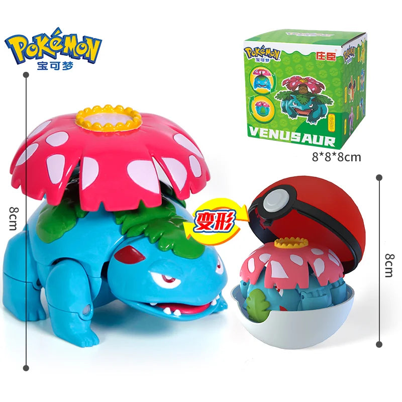 Pokemon Figures Toys Pocket Monsters Ball Model Pikachu Gengar Pokeball Dragonite Snorlax Pokeball Action Figures Toy