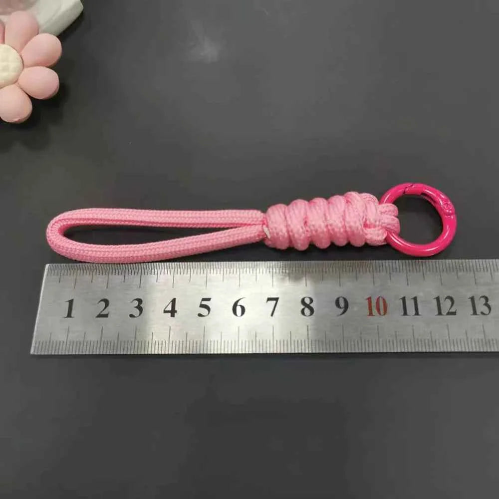 Paracord Braided Keychain Wrist Lanyard for Outdoor Everyday Carry