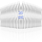 6/12/48pcs Birthday Candles Spiral Cake Candles  Long Thin Cake Candles For Wedding Party And Cake Decoration