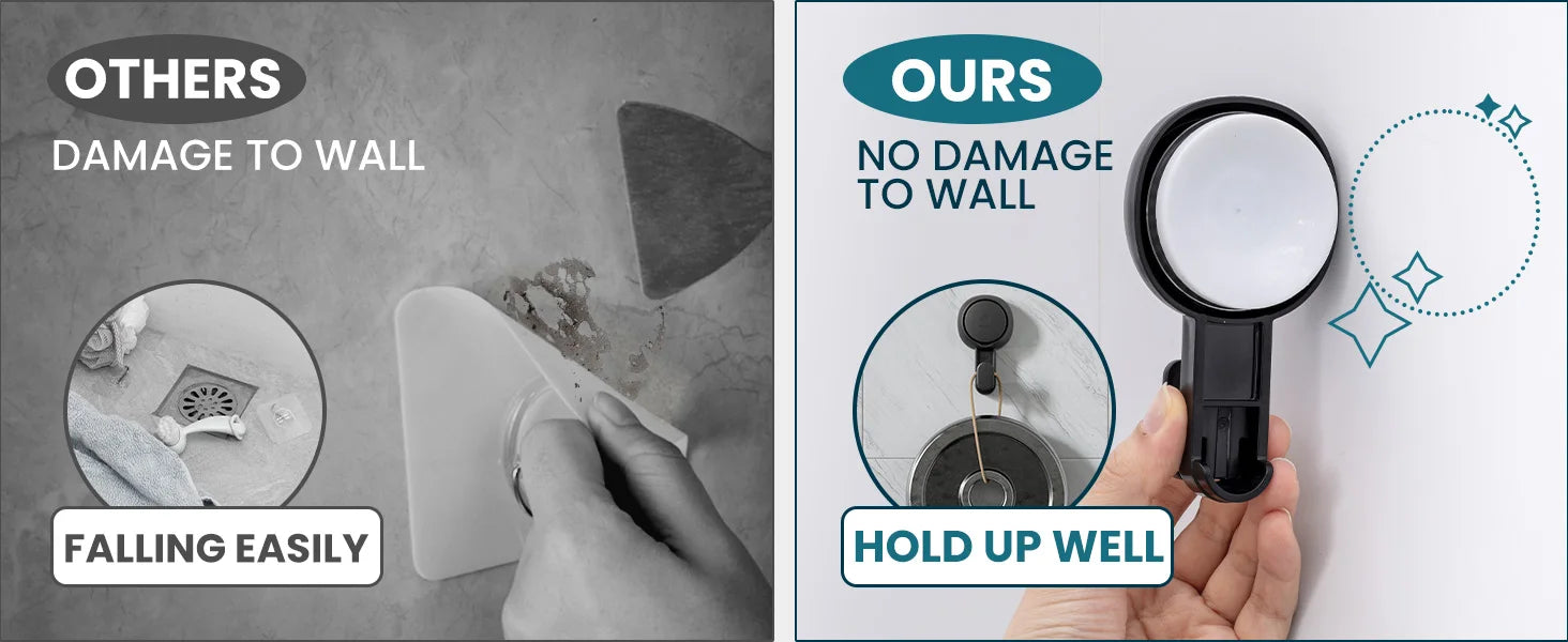 TAILI No Drilling Towel Hook Removable Vacuum Suction Cup Hooks Bathroom Robe Towel Holder Hook Kitchen Hotel Home Accessories