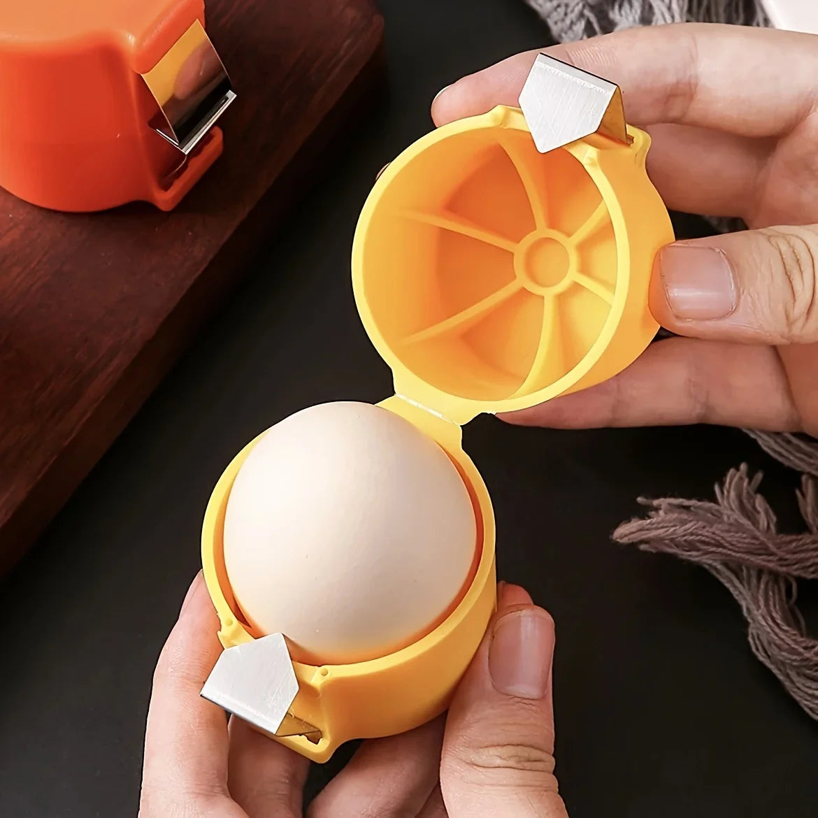 Egg Shell Opener – Manual Egg Cracker & Egg Separator Tool