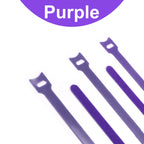 10pcs Releasable Cable Ties 15 20 25 30cm Mouse Earphone Wire Wrap Cable Organizer Nylon Hook Loop Strap Zip Bundle Bandage Tie
