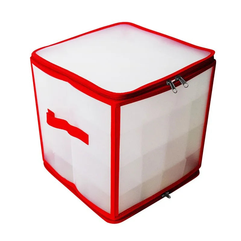 64-Grid Baubles Storage Box Christmas Balls Storage Xmas Tree Decorations Organizer Bauble Storage Divider Toys Storage Box