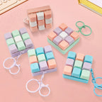 Fidget Decompression 9 Keyboard Key Toy For Adults Antistress Toys Anti Stress Finger Keyboard Games Keychain