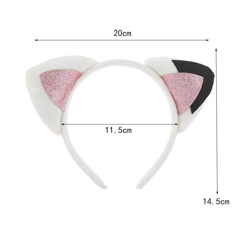 Gabby Dollhouse Headband for Girls Birthday Party Headbands with Cute Ear Cartoon Cosplay Headpiece Halloween Hair Accessories