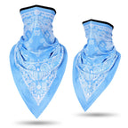Men Women Bandanna Mask Sports Paisley Bandana Wrap Triangle Face Cover Ski Tube Scarf Fishing Hunting Hiking Neck Gaiter Shield