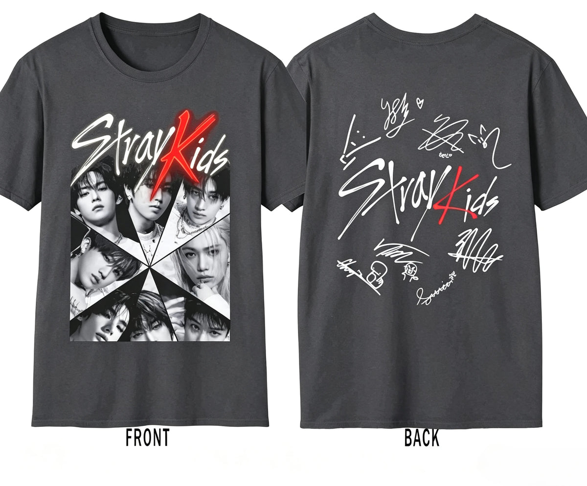 Stray Kids Do It Skzoo 2 Sides Tshirt Youthshirt Sweatshirt Hoodie Stray Kids World Tour T-Shirt SKZ It Tap Tee DomiATE