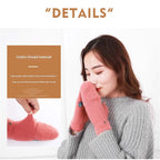 Women’s Plush Fingerless Gloves – Soft Winter Flip Mittens, Thick Warm Writing Gloves for Students & Outdoor Cold Weather Protection