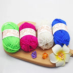 12pcs Multicolor Yarn Knitting Supplies , Crochet Craft For Crocheting And Knitting Yarn Starter Kit For Beginners
