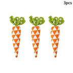 1/5pcs Easter Carrot Ornaments 2026 Spring Easter Party Decoration for Home Kids Birthday Favors Gift Soft Artificial Carrot Toy