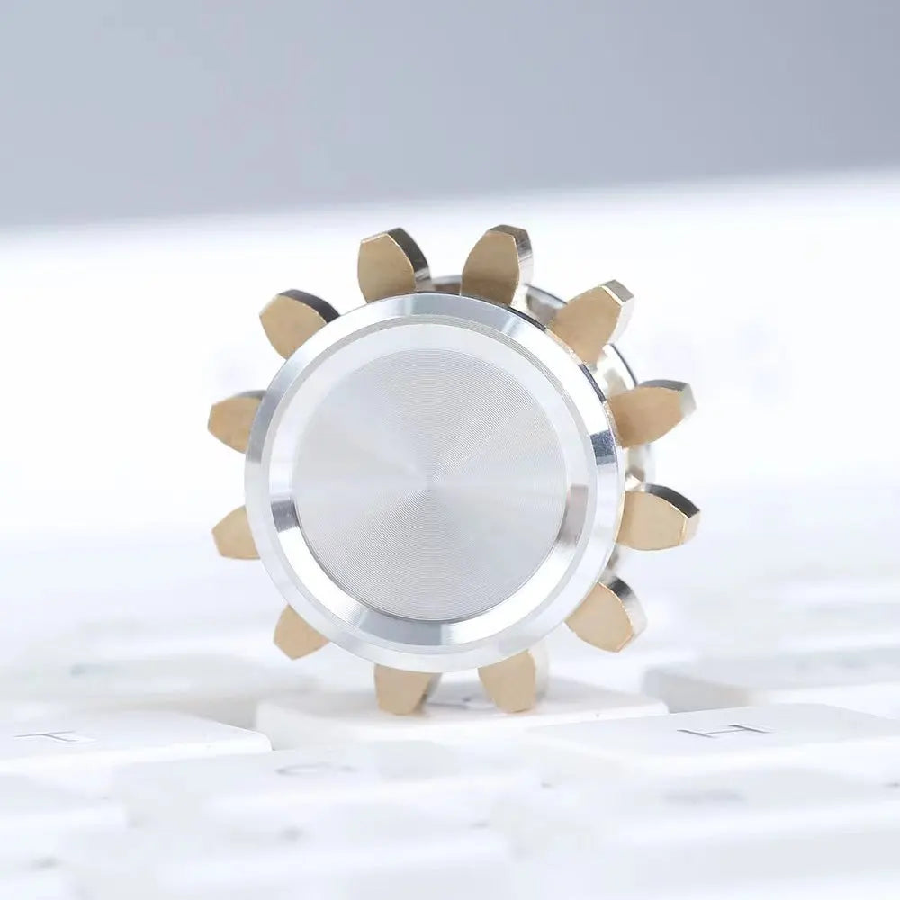 Mini Metal Gear Fidget Spinner Gyroscope Stress Relief EDC Toy