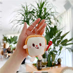 Burger & Fries Plush Keychain Set Cute Bag Charm Collection