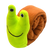 Dog Puzzle Feeder Plush Snail – Interactive Squeaky Chew Toy for Puppies & Dogs