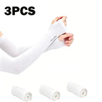 3/5PCS Arm Sleeves for Sun Protection Men's and Women's Elbow Sleeves for Outdoor Sports UV Protection Arm Sleeves