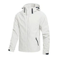 Men's Waterproof Rain Jacket Lightweight Outer Hooded Outdoor Raincoat Hiking Windproof Jacket Climbing Outdoor Jackets