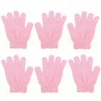 2pcs/6pcs/12pcs Reversible Exfoliating Shower Gloves, Body Scrub Gloves, ,Cleansing Tools Bath Towel Bath Products Back Scrub
