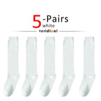 Long Socks Women Stockings Organic Cotton Solid Warm Thigh High Ladies Girls Street Fashion Young Casual Knee Socks Harajuku