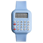 Creative Calculator Watch Cartoon LED Digital Kids Watch Fashion Sports Electronic Watch for Boys Girls Kids Student Gift Clock