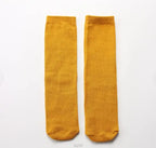 About 28 cm Knee High Socks Kids Boys Girls Socks for School Uniform Children White Socks Student Black  toddler girl socks