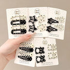 4pcs Simplicity Blue and Yellow Cute Fish Hairclip for Women Elegant Side Clip Fashion Girl Hairpin Hair Accessories