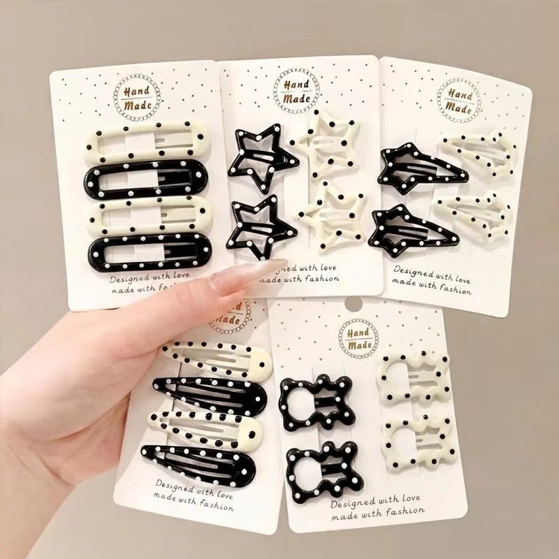 4pcs Simplicity Blue and Yellow Cute Fish Hairclip for Women Elegant Side Clip Fashion Girl Hairpin Hair Accessories
